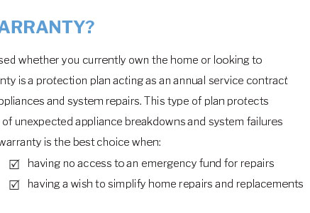 home warranty sparks